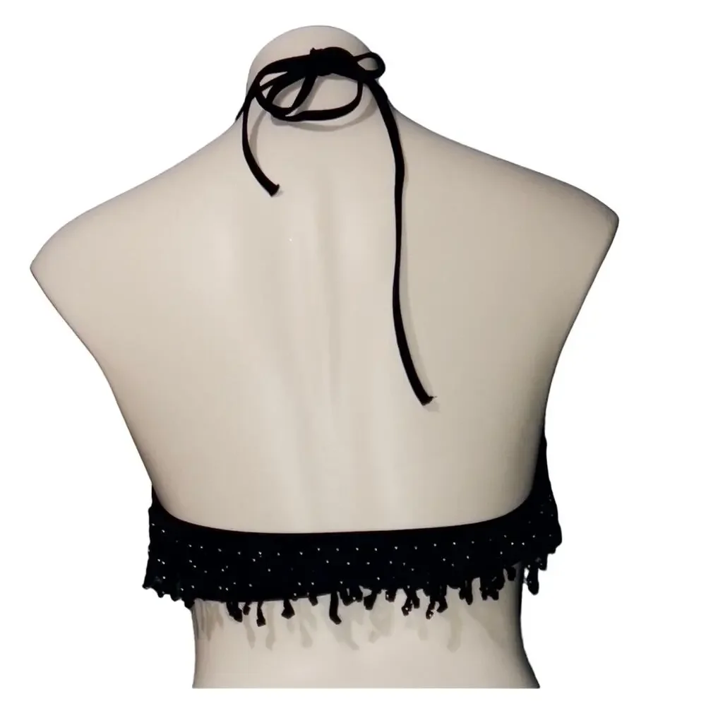 Pink Victoria secret women’s black bikini top - Picture 2 of 11